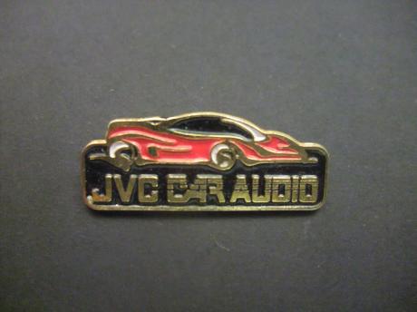 McLaren Britse autofabrikant sponsor JVC car audio rood model